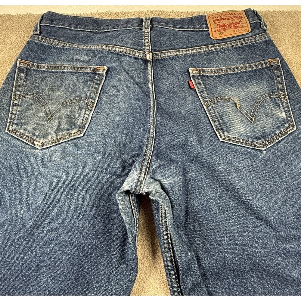 Levi's 550‎ Men's 36x34 Relaxed Fit Jeans Blue - Picture 4 of 11
